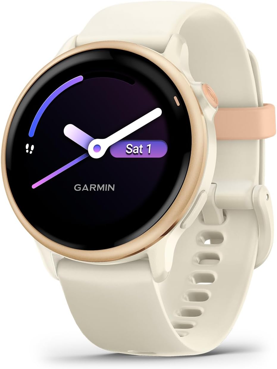 vívoactive® 6, Health & Fitness GPS Smartwatch, Pink Dawn/Bone