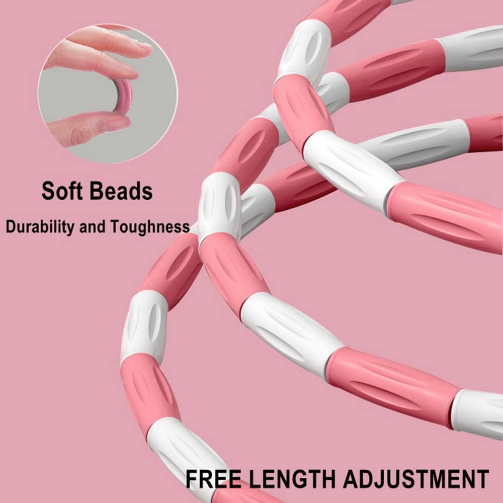 Jump Rope Soft Beaded Skipping Rope Adjustable Length Tangle Basic Jump Ropes for Fitness School Exercise Equipment for Women,Men Perfect Weight Loss 9 FT