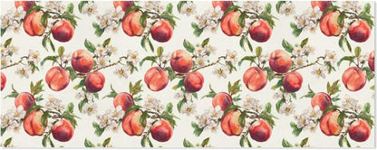2 Rolls Birthday Wrapping Paper Roll - Watercolor Peaches Design Gift Wrap Perfect for Weddings, Brides, Holidays, Baby Showers - 58 x 22.8 inches