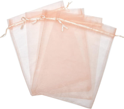 25 pcs 8x12 Inches Drawstring Organza Bags Wedding Party Favor Gift Candy Toys Makeup Pouches Gift Bag