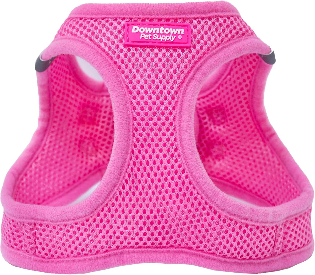 Step-in Dog Harness – No Pull, Adjustable Padded Mesh with Reflective Trim, Secure Buckle Strap – Comfortable & Breathable Small Dog Harness, Small, Pink