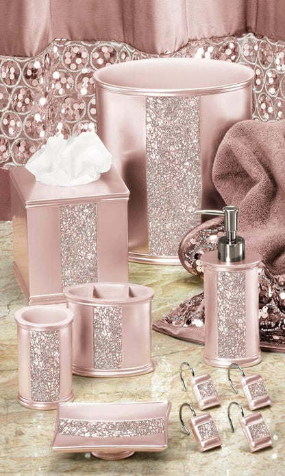 Sinatra Modern Bath Tissue Box Modern Classic Contemporary Decorative Beautiful Designs Bathroom Decor for Home Luxury Bath, Blush