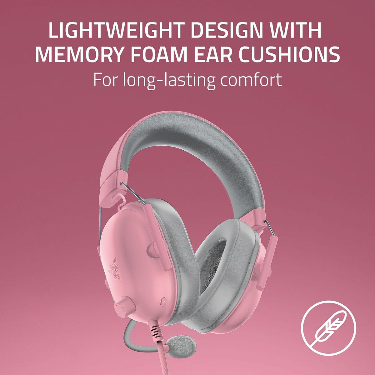 BlackShark V2 X Wired Xbox Gaming Headset, Pink