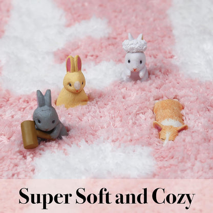 Sweet Cheeks Bath Mat for Tub, Cute Pink Bath Mats Non Slip, Blush Pink Bathroom Decor, Anti Slip Microfiber Bath Rugs, Funny Bath Rugs, 24"x16"