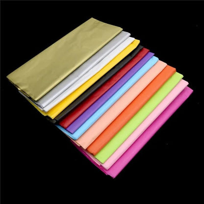 10sheets/pack Clothing Flower Packaging Paper Wine Florist Supplies Wrapping Tissue Craft Single Color Bouquet Gift DIY Handmade(Pink peach)