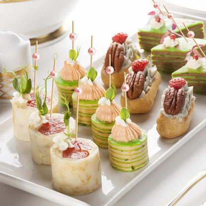 Cocktail Picks Valentine's Day Toothpicks 150PCS Pink Pearl Toothpicks for Appetizers 4.7in Cocktail Toothpicks for Drinks Tooth Picks Wooden Long Toothpicks Bamboo Skewers for Appetizers