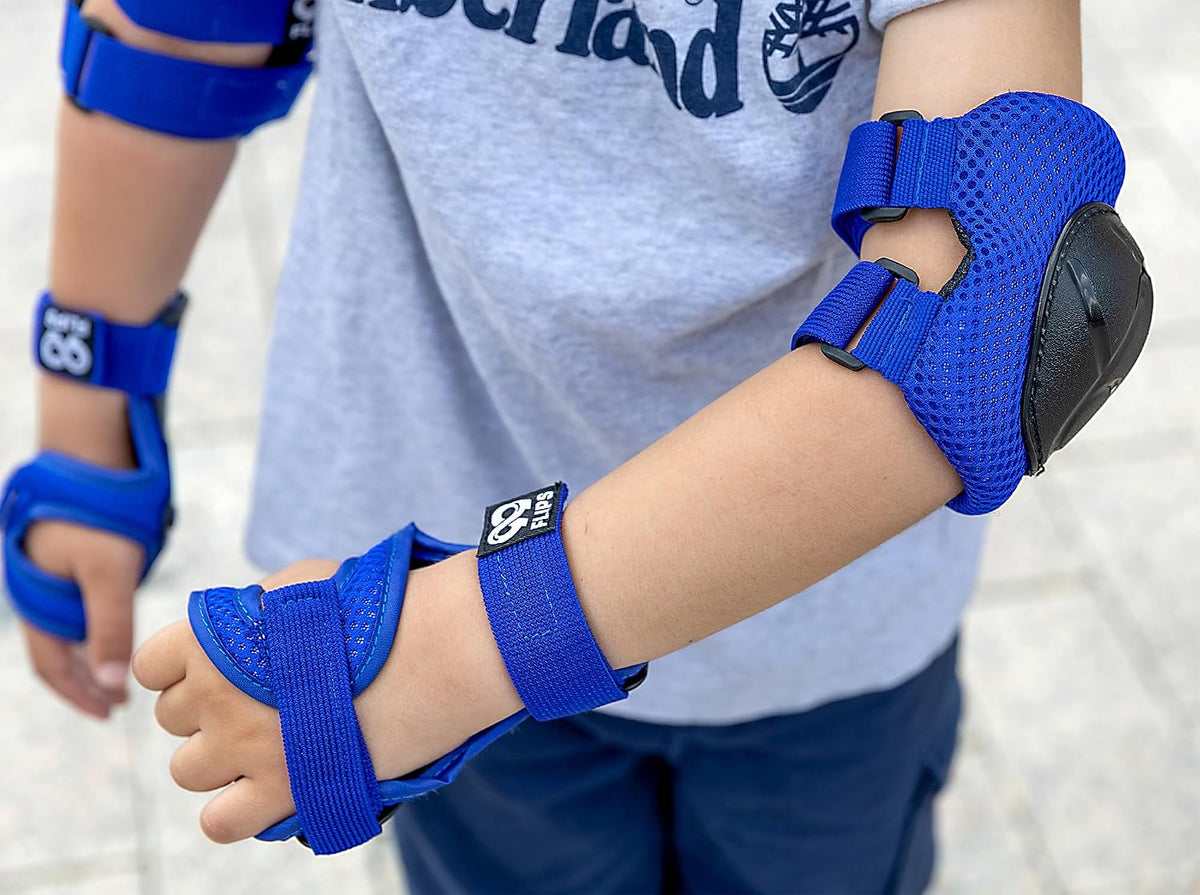 6pcs Complete Set 3-12 Years- Knee Pads Elbow Pads and Wrist Guards