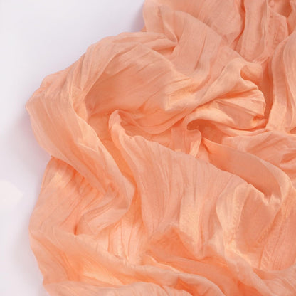 Peach Cheesecloth Table Runners 6 Pack Summer Boho Runners
