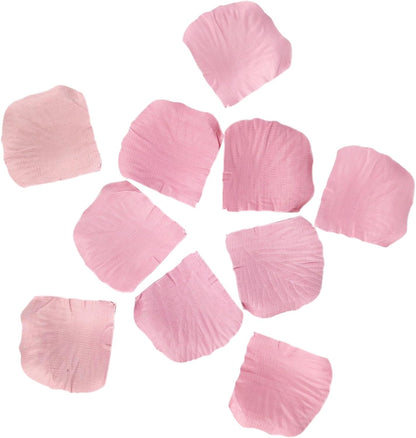 500 Pcs Exquisite Light Pink Rose Petals, Artificial Flower Petals for Weddings,Events Deco