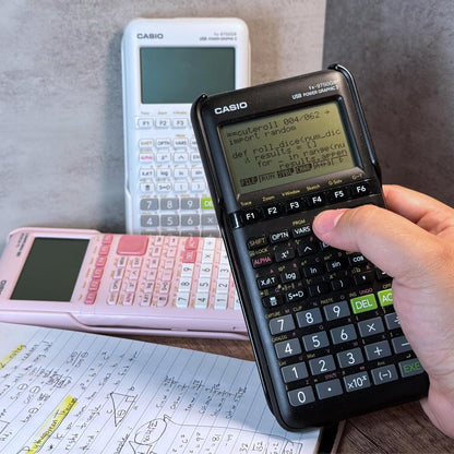 fx-9750GIII Graphing Calculator, Python Programming, Pink