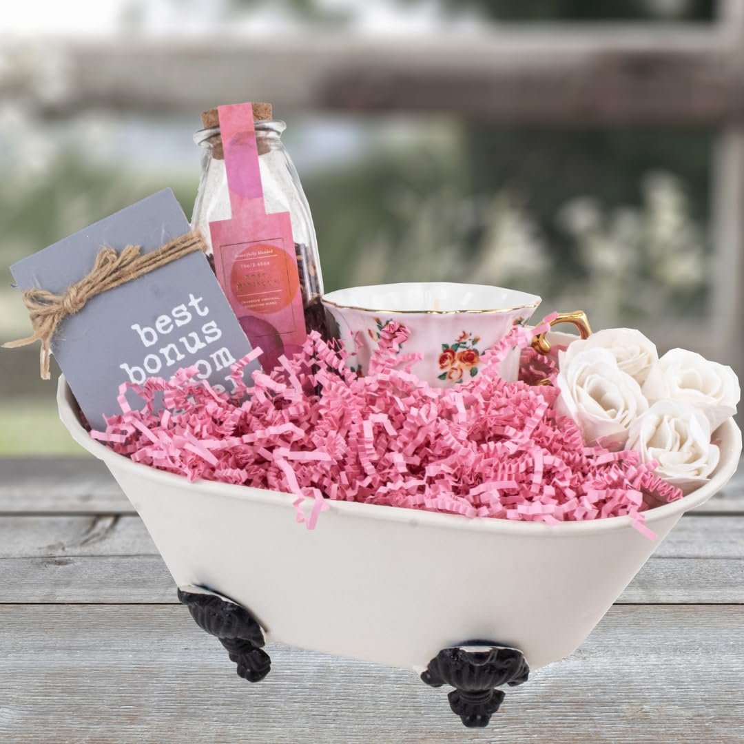 MagicWater Crinkle Cut Paper for Gift Baskets - 1 LB - Light Pink