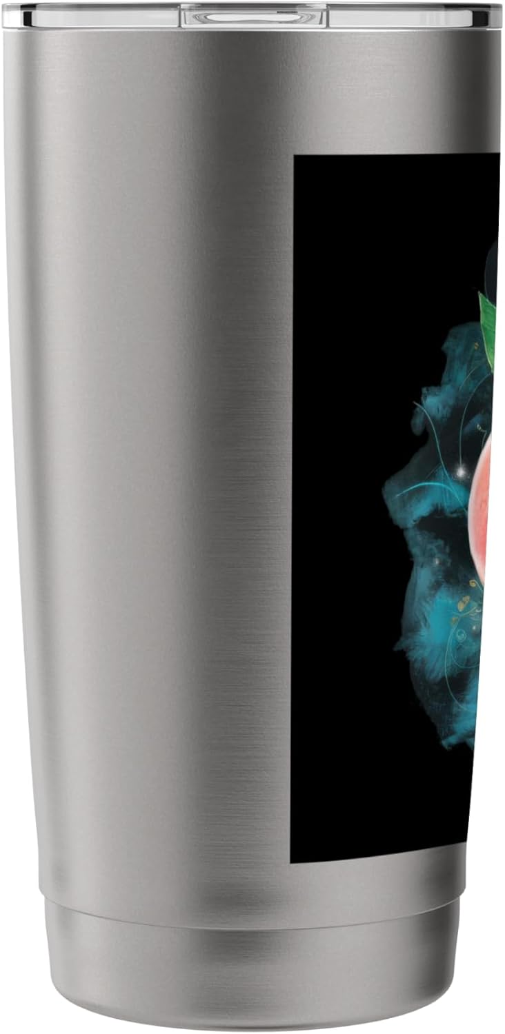 Peach in strong water colors Stainless Steel Insulated Tumbler