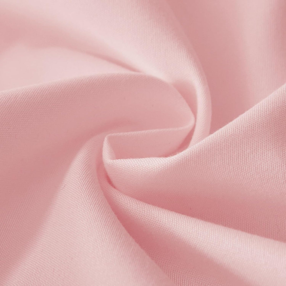 Wrap Around Elastic Bed Skirt for Queen & King Beds, 16" Drop, Pink