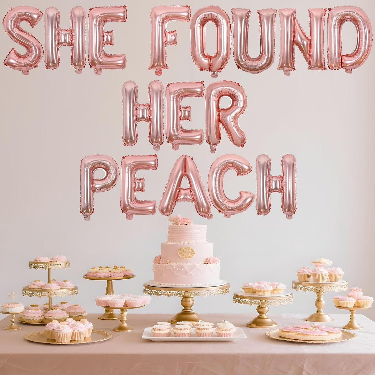 Peach Bachelorette Party Decor She Found Her Peach Decor Balloon Banner Where My Peaches At Banner Funny Peaches Balloon for Summer Fruit Bridal Shower Engagement Wedding Party