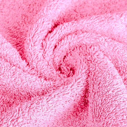 6 Piece Towel Sets, 100% Cotton Turkish Towels for Bathroom, 2 Bath Towel, 2 Hand Towel, and 2 Wash Cloth - Pink Towel Set