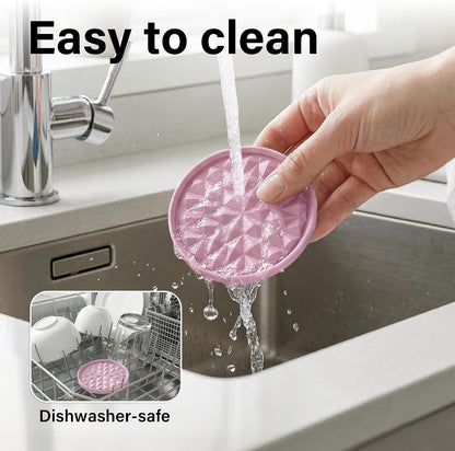 Silicone Drink Coasters Set of 4, Coaster for Desk