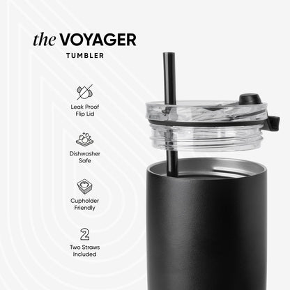 Travel Coffee Mug with Lid | 16oz | Pink