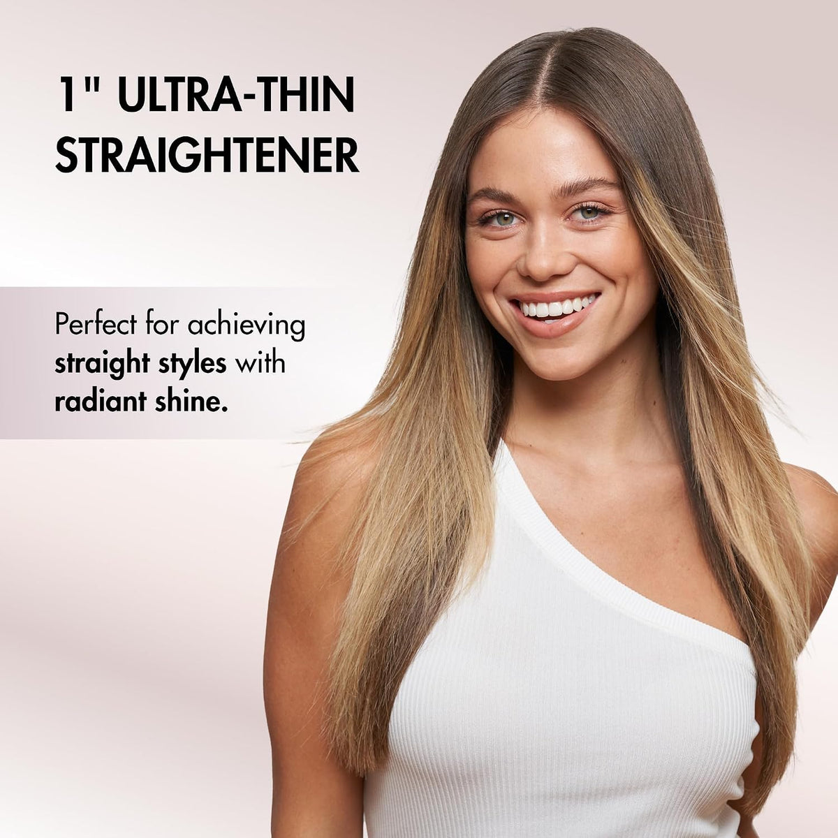 BabylissPRO Nano Titanium Ultra-Thin Hair Straightener, Professional Flat Iron, 5-Inch Extended Plates for Faster Straightening, for All Hair Types