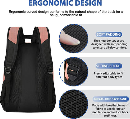 Soccer Backpack with Ball Holder & Shoe Compartment Large Capacity Sports Bag for Training