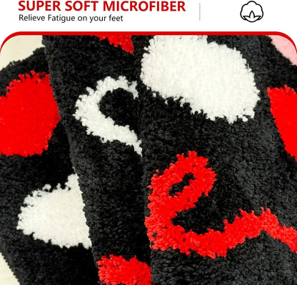 Valentines Bathroom Rugs, Red Pink White Love Heart Valentine Bathroom Tub Mat, Valentine's Day Anniversary Non Slip Absorbent Soft Bath Rug, Festival Door Outdoor Home Decor 20x30 in, Black