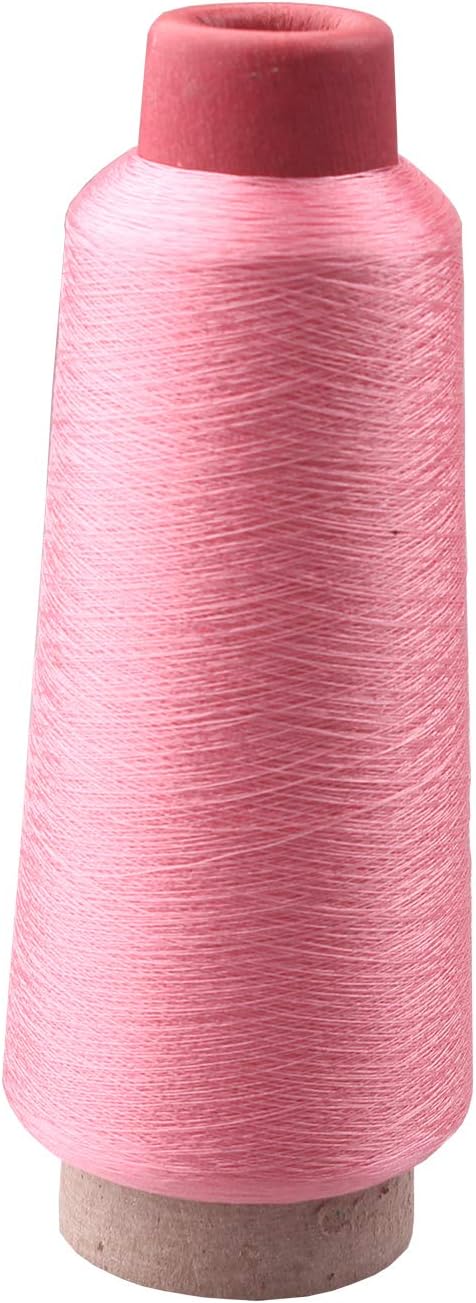 Baby Pink Color Sparkle Metallic Threads Machine Embroidery - 5000 Yards per roll