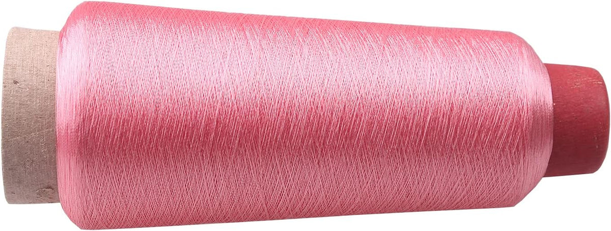 Baby Pink Color Sparkle Metallic Threads Machine Embroidery - 5000 Yards per roll