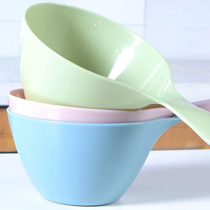 Plastic Water Ladle with Wide Handle, Multi Purpose Home Kitchen Scoop