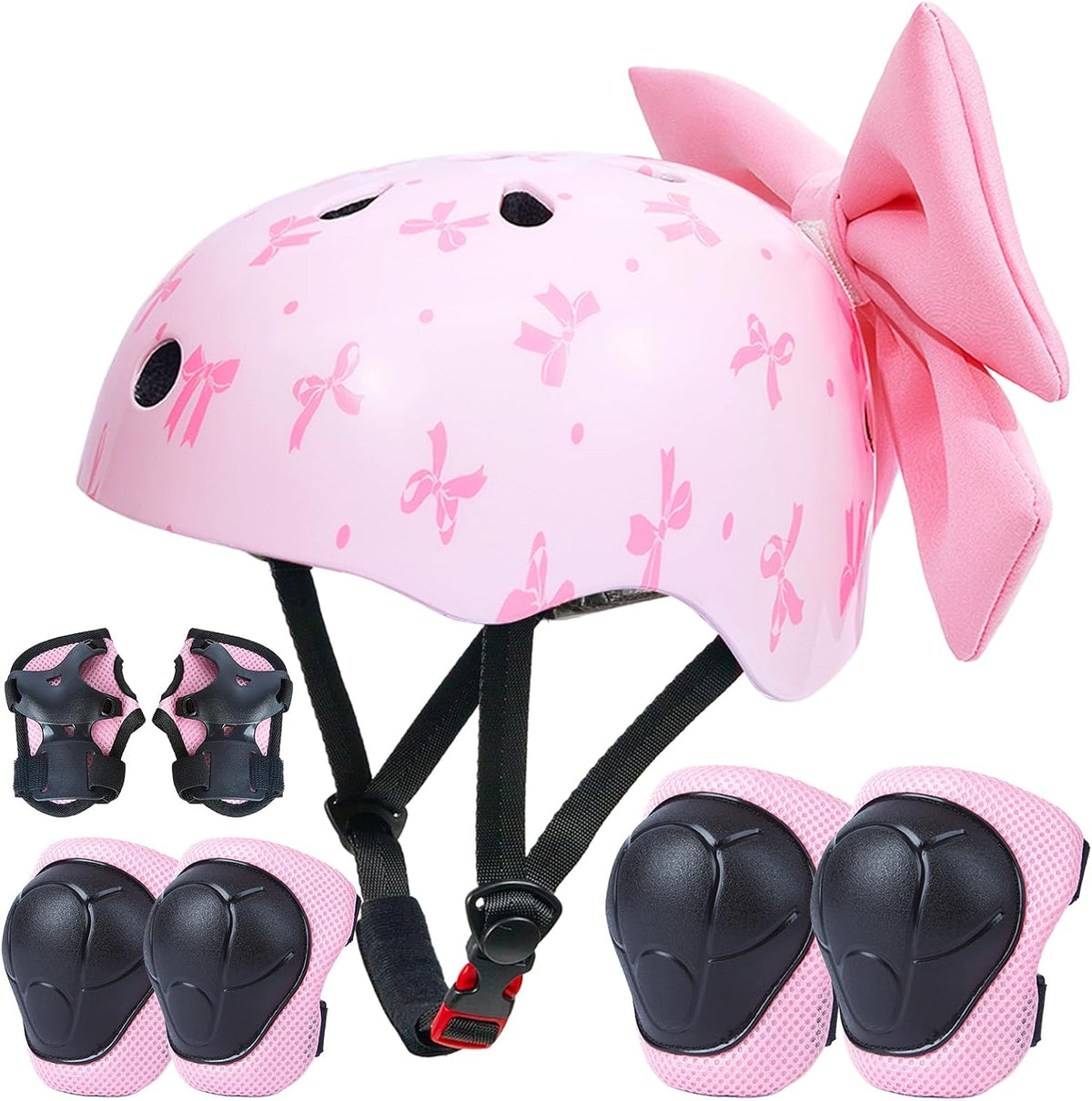 Helmet for Kids 3-8-14 with Knee and Elbow Pads Set