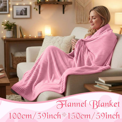 5 Pcs Pink Birthday Gifts for Women Inspirational Gift Set Fluffy Blanket You Are Awesome Jewelry Box Compact Mirror Headband Eye Mask Self Care for Women Mother Friend Birthday Pink Gift Box