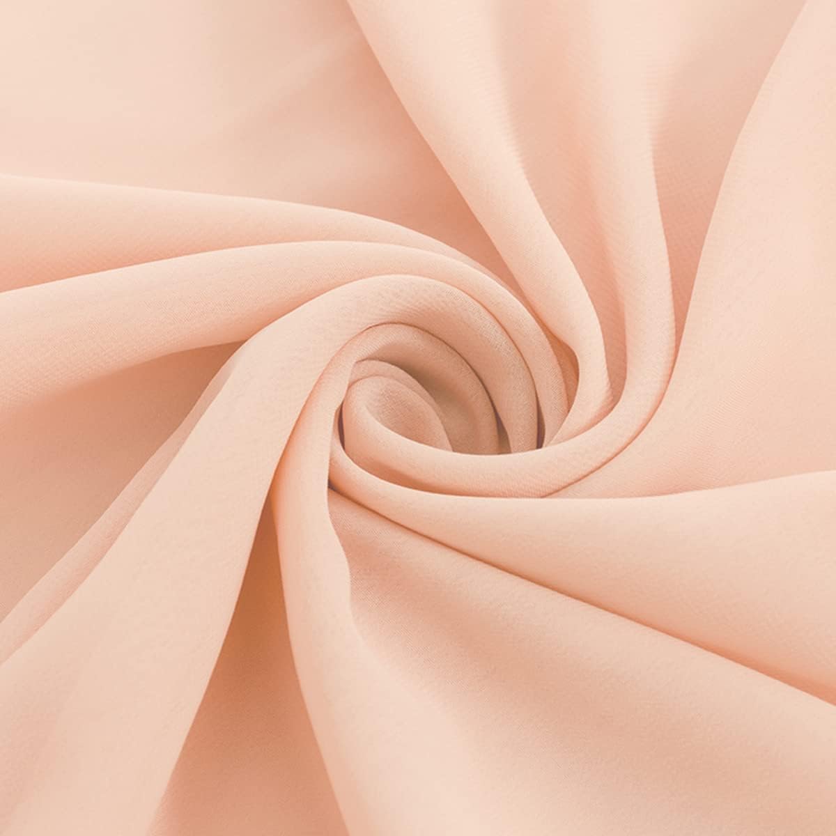 2 Pack Chiffon Table Runner 120 inches,Romantic Wedding Runner Tablecloth Décor for Bridal Shower Bachelorette Party,Chiffon Sashes,Chair Sash Wedding Birthday Decoration (Peach)