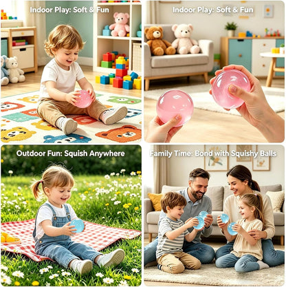 Coconut Oil Squishy,Soft Squishy Coconut Squishy Stress Balls,Slow Rising Stress Relief Toy,Funny Stress Balls for Anxiety Relief & Sensory Calm（Pink）