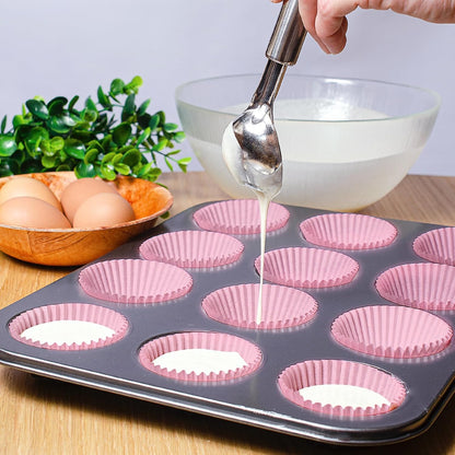 Pink Cupcake Liners Standard Non-stick Muffin Baking Cups 100pcs