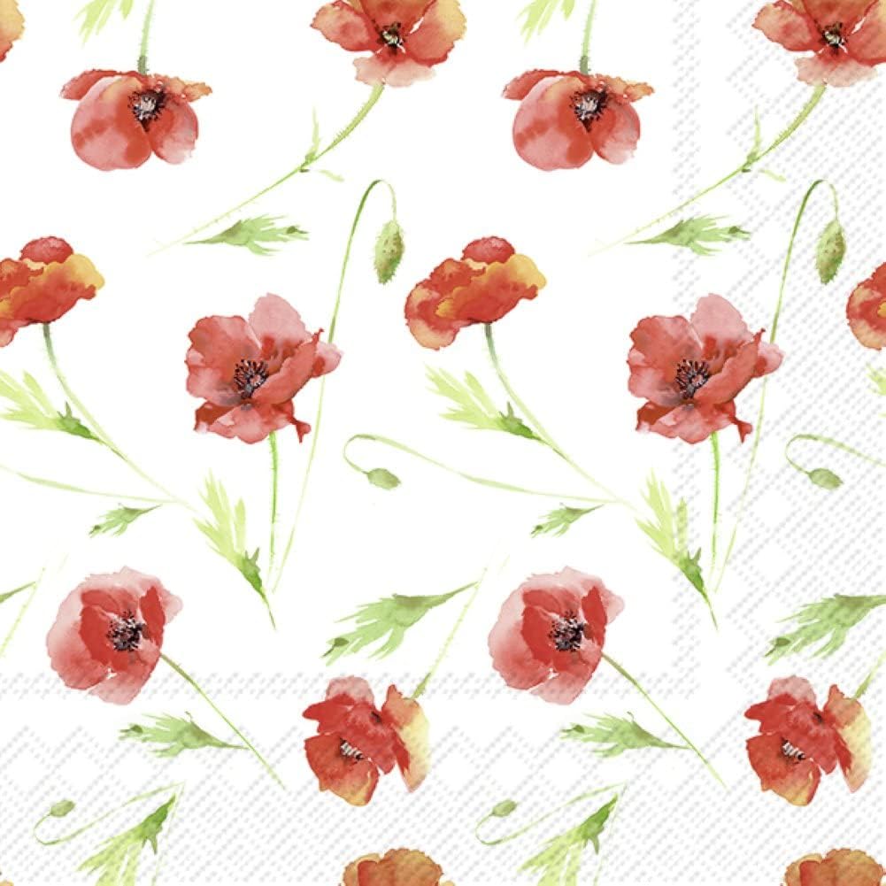 Boston International IHR 3-Ply Paper Napkins, 20-Count Lunch Size, Lena