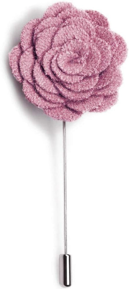 Gentleman's Essentials Premium Handmade Flower Lapel Pin Boutonniere
