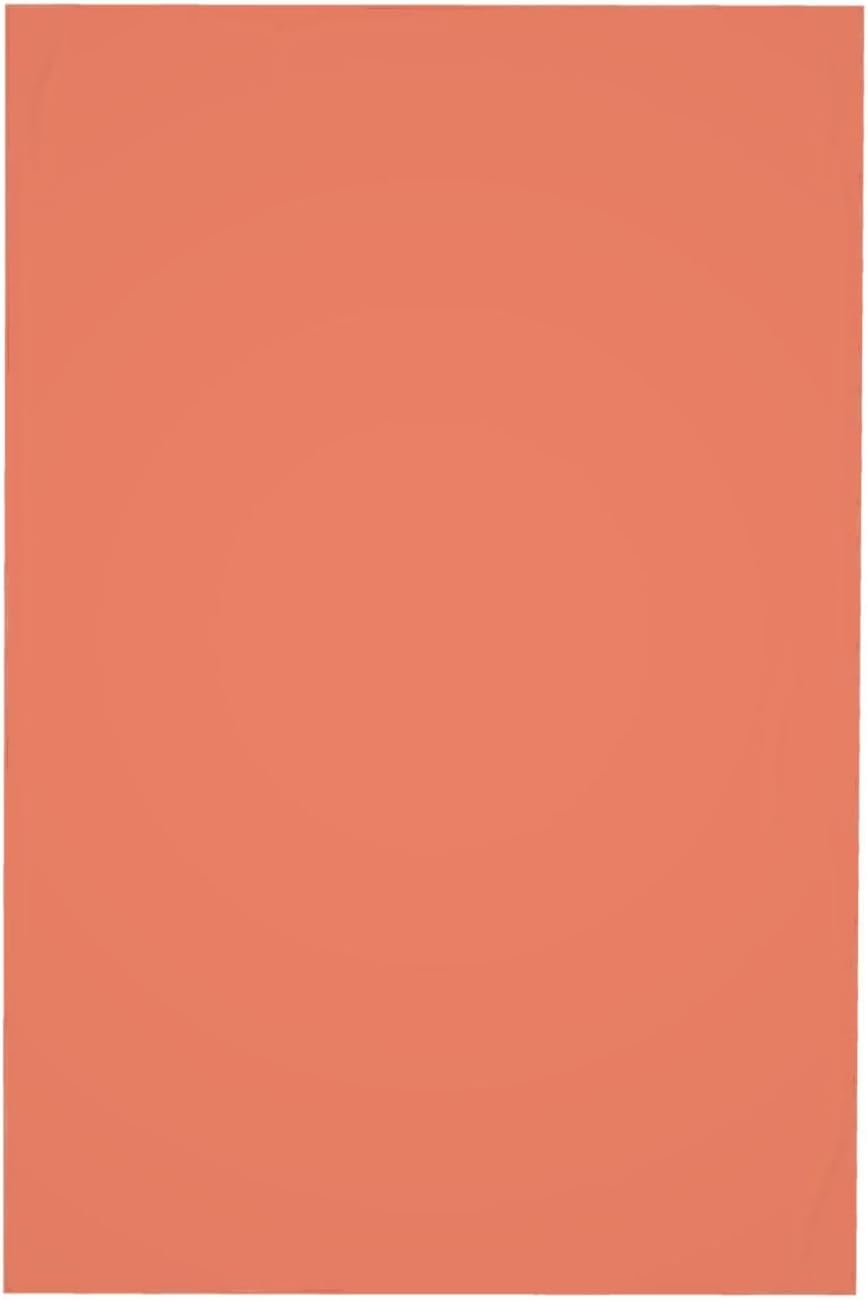Elegant Plain Template Solid Color Peach Rectangle Table Cloth Soft Washable Oblong Tablecloth Covers for Kitchen & Table Linens 60" x 90"
