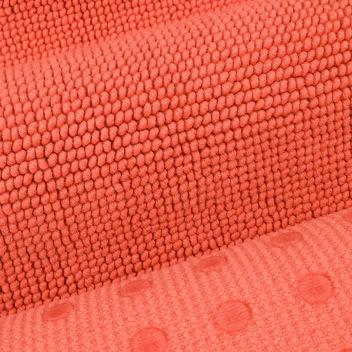 Cotton Paradise 100% Cotton Turkish Bathmat Rug, Soft Absorbent Quick Dry Non Slip, 17x24 Bathmat Rug, Coral