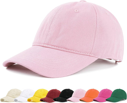 Vintage Washed Baseball Cap for Women Men Adjustable Dad Hat