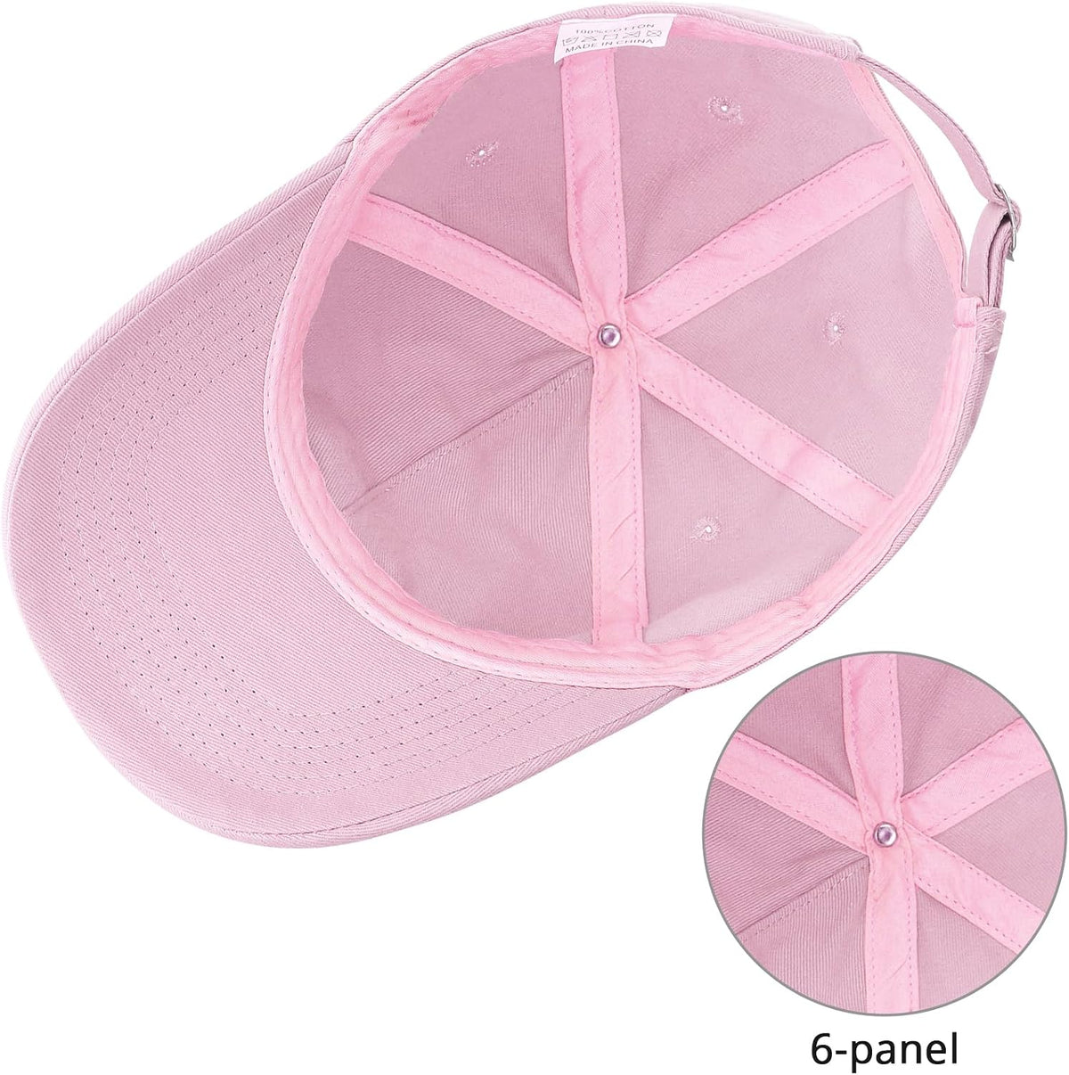 Vintage Washed Baseball Cap for Women Men Adjustable Dad Hat