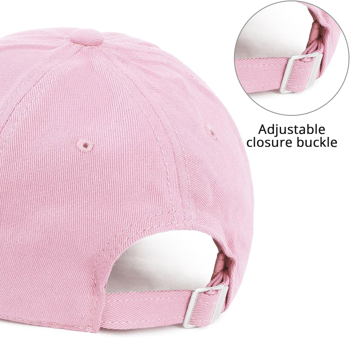 Vintage Washed Baseball Cap for Women Men Adjustable Dad Hat