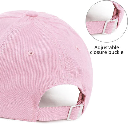 Vintage Washed Baseball Cap for Women Men Adjustable Dad Hat
