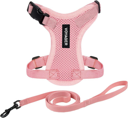 Voyager Step-in Lock Cat Harness & Leash Set - Pink, XS
