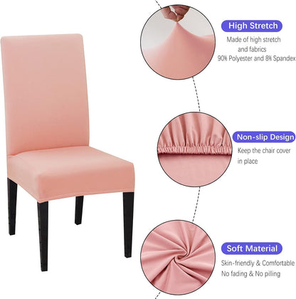 Dining Chair Covers, Parsons Chair Slipcovers Set of 4