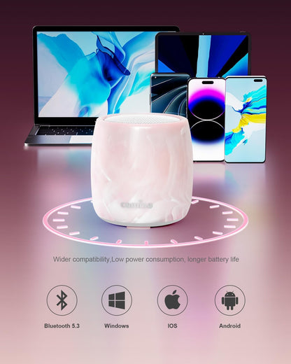 Small Speaker, IPX7 Waterproof Bluetooth Speaker with Robust Bass