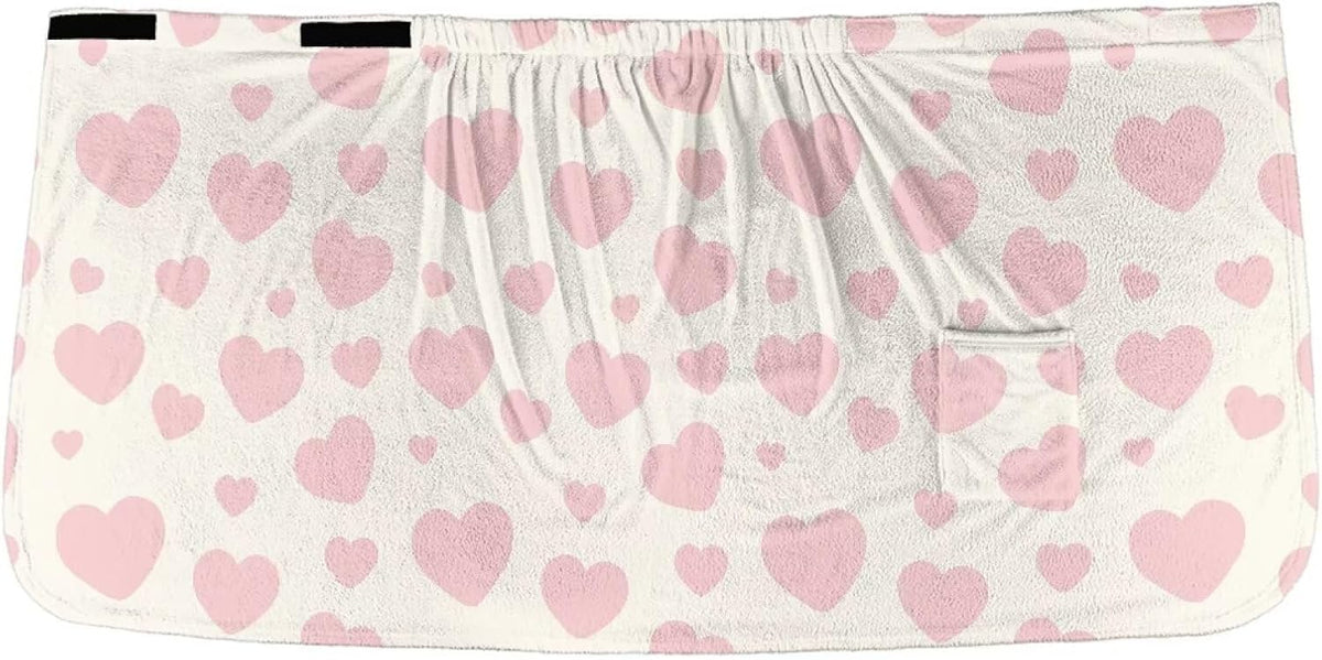 Bath Shower Wrap for Women- with Adjustable Closure & Pockets Body Towel Wraps Absorbent Breathable Spa Gym Bath