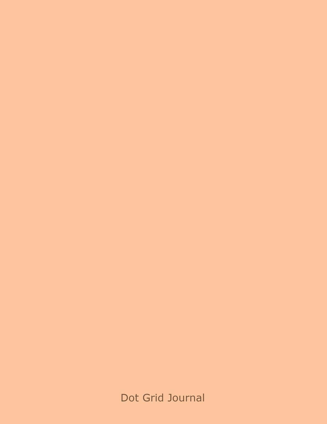 Dot Grid Journal: Pastel Peach Cover | Dotted Notebook