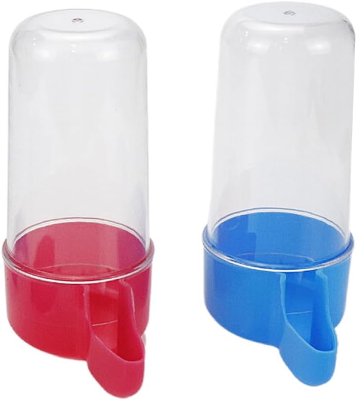 2pcs Automatic Bird Feeders, Bird Water Dispenser for Cage