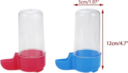 2pcs Automatic Bird Feeders, Bird Water Dispenser for Cage