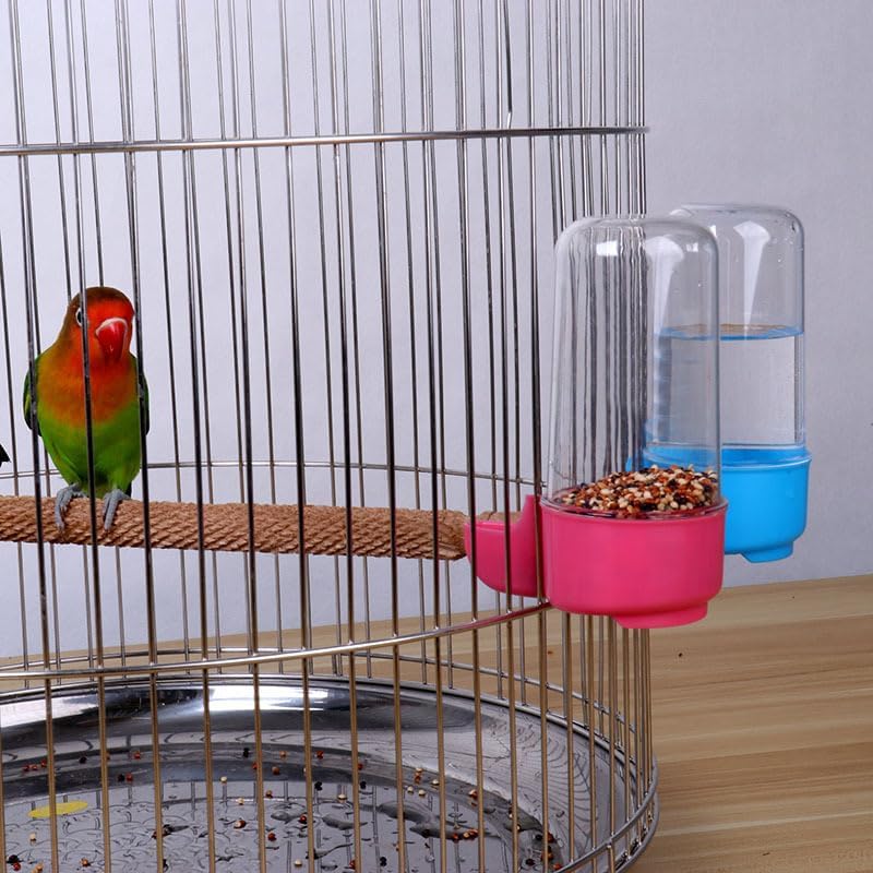 2pcs Automatic Bird Feeders, Bird Water Dispenser for Cage
