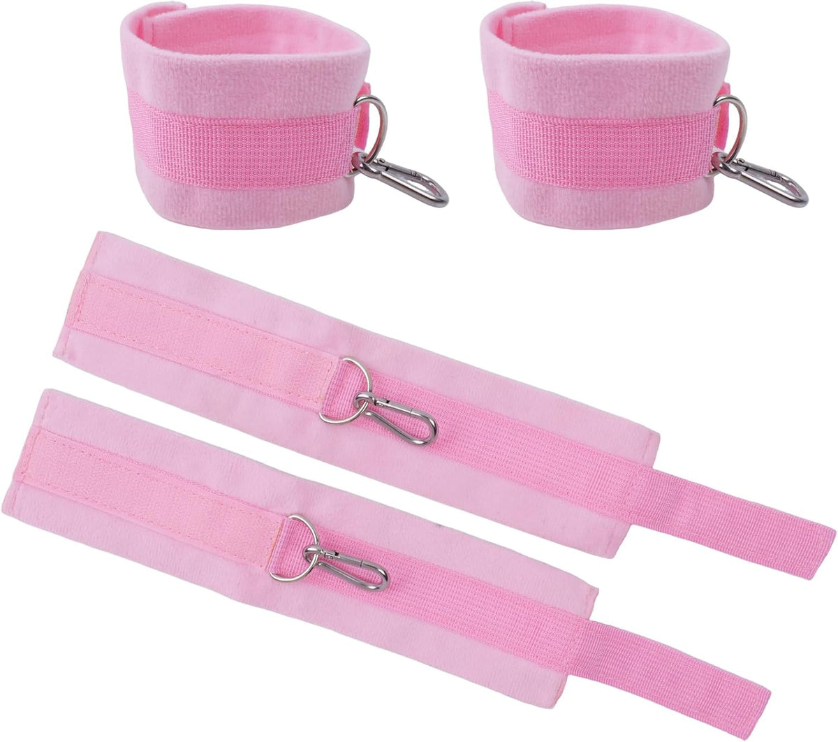 Heavy Duty Stainless Steel Expandable with 4pcs PU Black--Pink Skull Pattern Detachable Adjustable Straps,Workout Bar for Home Indoor Gym Training Kit