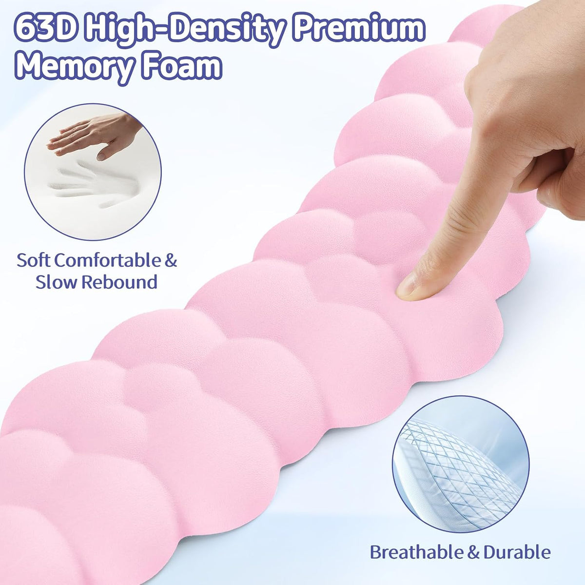 Cloud Wrist Rest for Keyboard and Mouse, Cloud Keyboard Wrist Rest